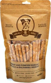 Rakun Munchy Bal Kabaklı ve Havuçlu İnce Çubuk Köpek Ödül Maması 12 cm 40' lı Paket (Yeni)